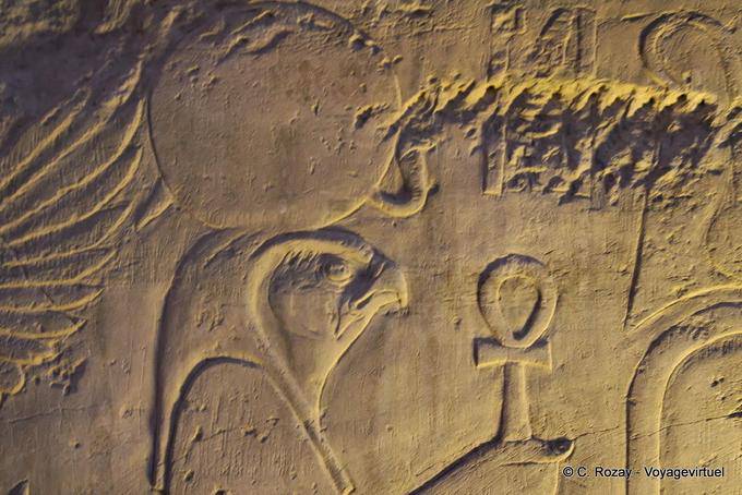 Portrait of Horus Horus-Tempel von Kom Ombo - Aegypten