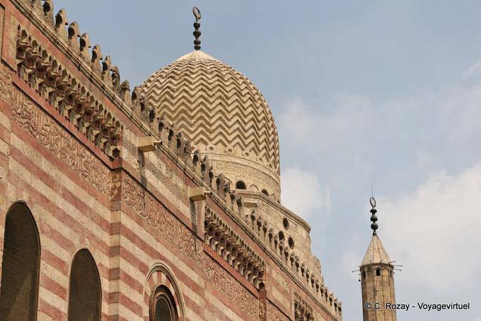 Khan el-Khalili, Kuppel und Dekoration, eine andere Ansicht, Kairo - Aegypten