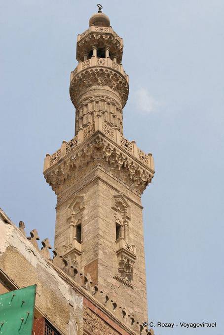 Minarett der Khan el-Khalili, Struktur, Kairo - Aegypten