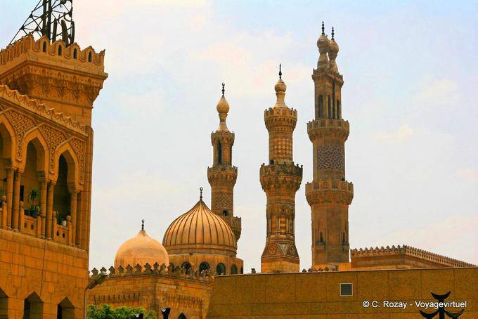 Wald von Minaretten, Al-Azhar-Moschee, Kairo - Aegypten