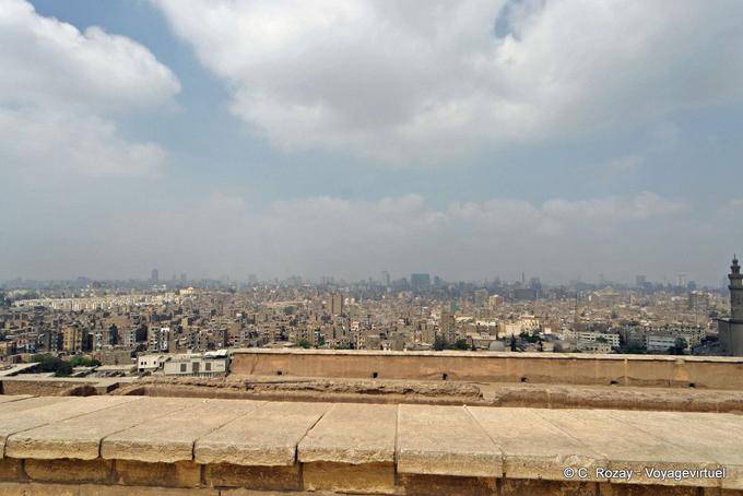 Kairo, oben auf dem Burgmauer - Aegypten