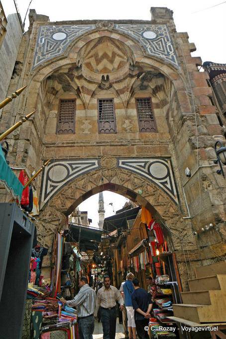 Tür Khan el-Khalili, Kairo - Aegypten