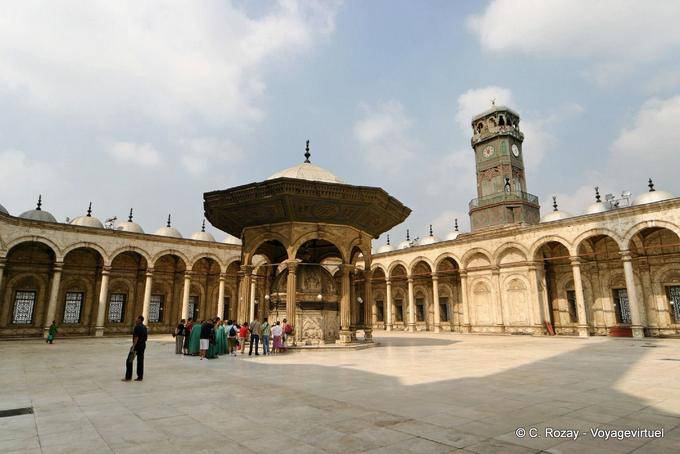 Hof und Sabil, Mohammed Ali-Moschee, Kairo - Aegypten