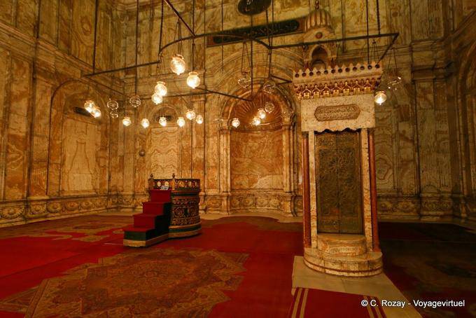 Der Mihrab, Mohammed Ali-Moschee, Kairo - Aegypten
