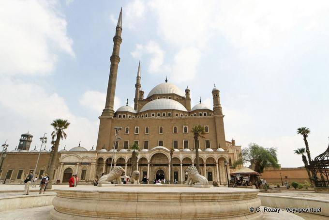 Löwenbrunnen, Mohammed Ali-Moschee, Kairo - Aegypten