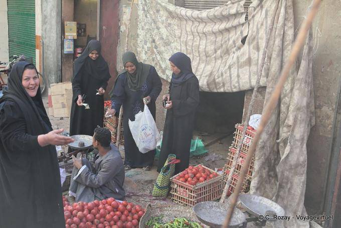 Marktszene, Luxor - Aegypten