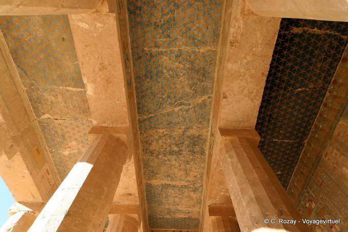 Sternendecke der Kapelle des Anubis, Hatschepsut-Tempel - Aegypten