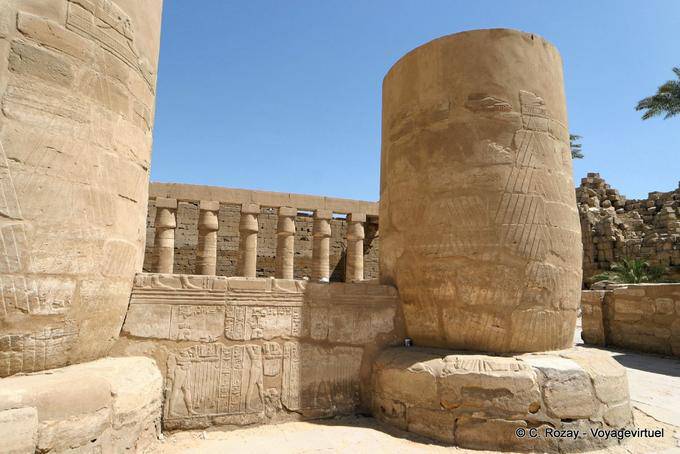 Tempel von Amon, dem ersten Hof, Karnak - Aegypten