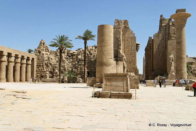 Great Ethiopian Gericht oder Gericht von Karnak-Tempel - Aegypten