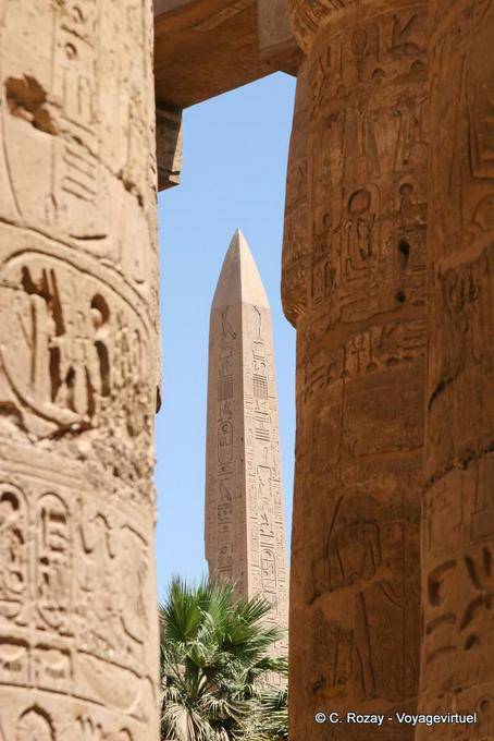 Entdeckung des Obelisken der Hatschepsut, Karnak-Tempel - Aegypten