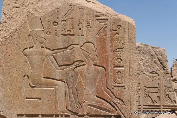 Freilichtmuseum, Karnak-Tempel - Aegypten