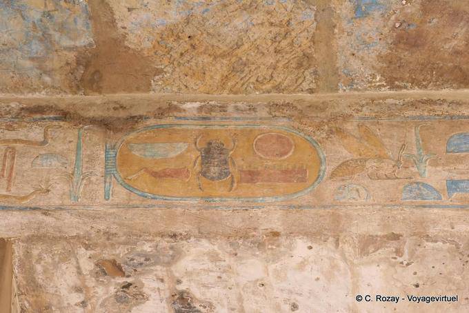 Farbpatrone, Karnak-Tempel - Aegypten