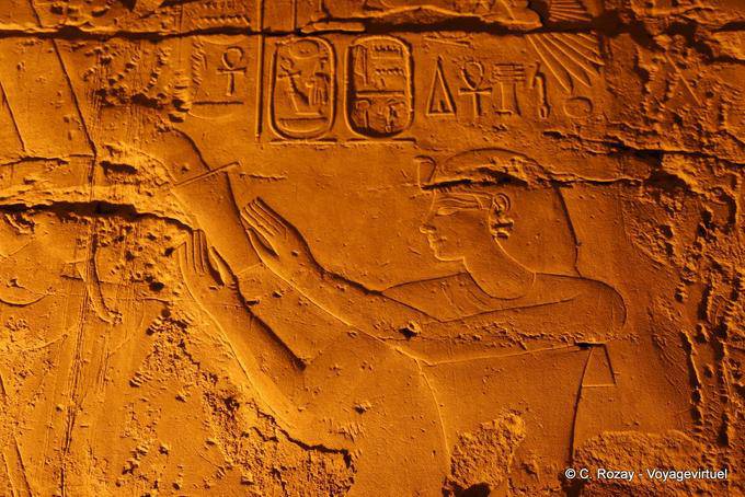 Pharaonen Angebot Erleichterung, Luxor-Tempel - Aegypten