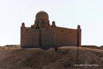New Fatimiden-Stil, der Agha Khan Mausoleum, das linke Ufer des Nils, Assuan, Ägypten.