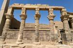 Halle Zimmer der Geburt, Philae-Tempel, Ägypten.