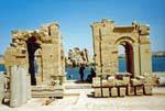 Römischen Tor, Tempel von Philae, Ägypten.