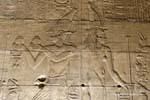Andere Wandskulpturen des Raumes, Philae-Tempel, Ägypten.