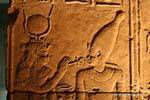 Bas-Relief der Göttin Isis, Philae-Tempel, Ägypten.