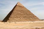 Chephren Pyramide: die Gesichter in den vier Himmelsrichtungen ausgerichtet, Ägypten.