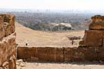Ansicht von Kairo Giza Necropolis, Ägypten.