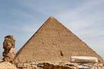 Cheops-Pyramide und das Solarboot Museum, Giza, Ägypten.