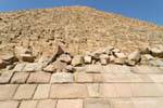 Bau Zeige in den Himmel, Cheopspyramide in Gizeh, Ägypten.