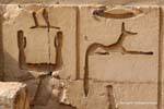 Reliefs an der Wand der Grabanlage, Sakkara, Ägypten.