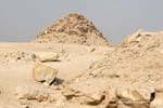 In den Ruinen der Grabanlage von König Djoser, Sakkara, Ägypten.