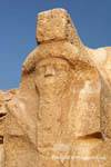 Kopf ersten Osirian Kolosse, Djoser, Sakkara, Ägypten.