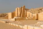 Ruinen des Tempels T, Sakkara, Djoser, Ägypten.