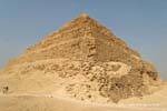 Sand auf der Pyramide in Sakkara, Ägypten.