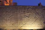 Architrave, Horus und Sobek Tempel von Kom Ombo, Ägypten.