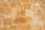 Vertretung Hathor Kuh leckt die Hand des Pharao, Hatschepsut-Tempel, Ägypten.
