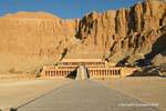 Hatschepsut Tempel der Hatschepsut von Millionen von Jahren in Deir el-Bahari, Ägypten.