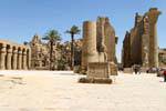 Great Ethiopian Gericht oder Gericht von Karnak-Tempel, Ägypten.