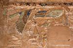 Horus Bravour in den Nachthimmel, Akh-Menü, Karnak-Tempel, Ägypten.
