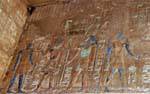 Polychrome eingerichteten Zimmer Akh-Menü, Karnak-Tempel, Ägypten.