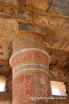 Akh-Menü, ein verzierter Spalte in der Halle, Karnak-Tempel, Ägypten.