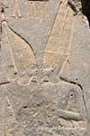 Liebesgeschichte immer eingraviert, Karnak-Tempel, Ägypten.