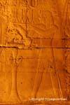Amenophis III gemacht ein Angebot Amun, Flachrelief, Luxor, Ägypten.