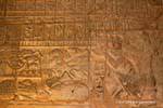 Amenophis III bietet eine Lotus, Luxor-Tempel, Ägypten.