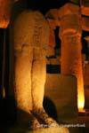 Unten abgeschnitten Statue, Luxor-Tempel, Ägypten.