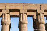 Architrave, die den Namen Amenophis, Luxor-Tempel, Ägypten.
