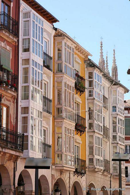 Architektur der Altstadt, Burgos - Spanien