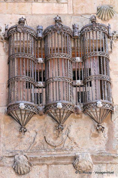 Kunstschmiedearbeiten, Casa de las Conchas, Salamanca - Spanien