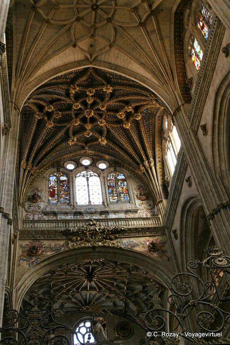 Barocken Gewölbe der neuen Kathedrale, Salamanca - Spanien