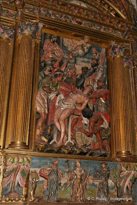 Relief des Märtyrers, Nueva Kathedrale der Himmelfahrt der Jungfrau Maria, Salamanca - Spanien