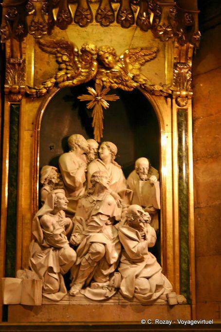Santiago und seine Bekehrten, Kapelle der Jungfrau von Pilar, Zaragoza - Spanien