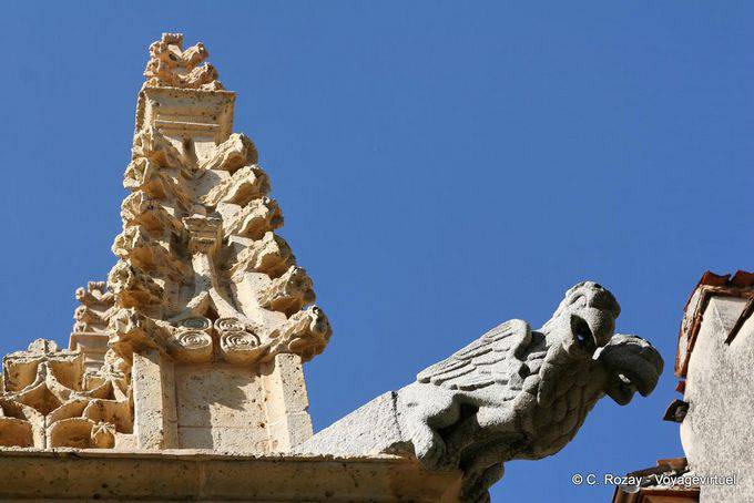 Gargoyle Greifvögel, Dom St. Marien, Segovia - Spanien