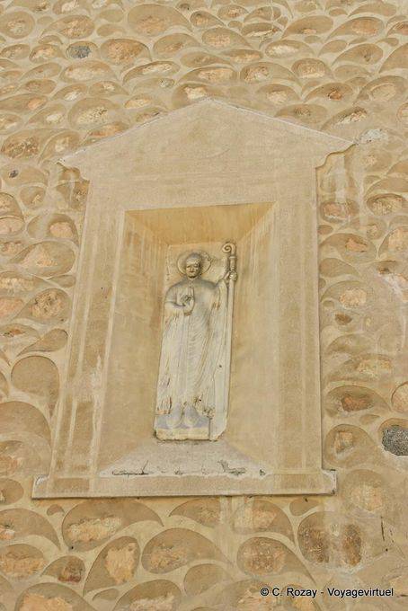Religiöse Nische in einer Wand, Segovia - Spanien